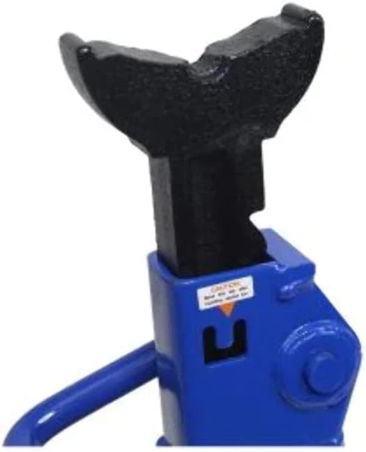 HD61222 22 Ton Automotive Jack Stands for Garages, Repair Shops, and DIY, Pin Style, V Shaped Saddle, Heavy Duty Steel Frame, Adjustable Height 11.825- 19.725, Black/Blue, Pair