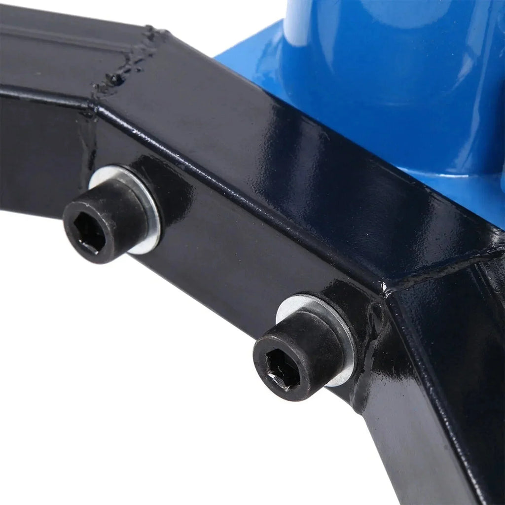 1660 Pounds Hydraulic Car Transmission Jack Vertical Lift with 360 Swivel Wheel Pedal ,Blue,33-70(0.75Ton)