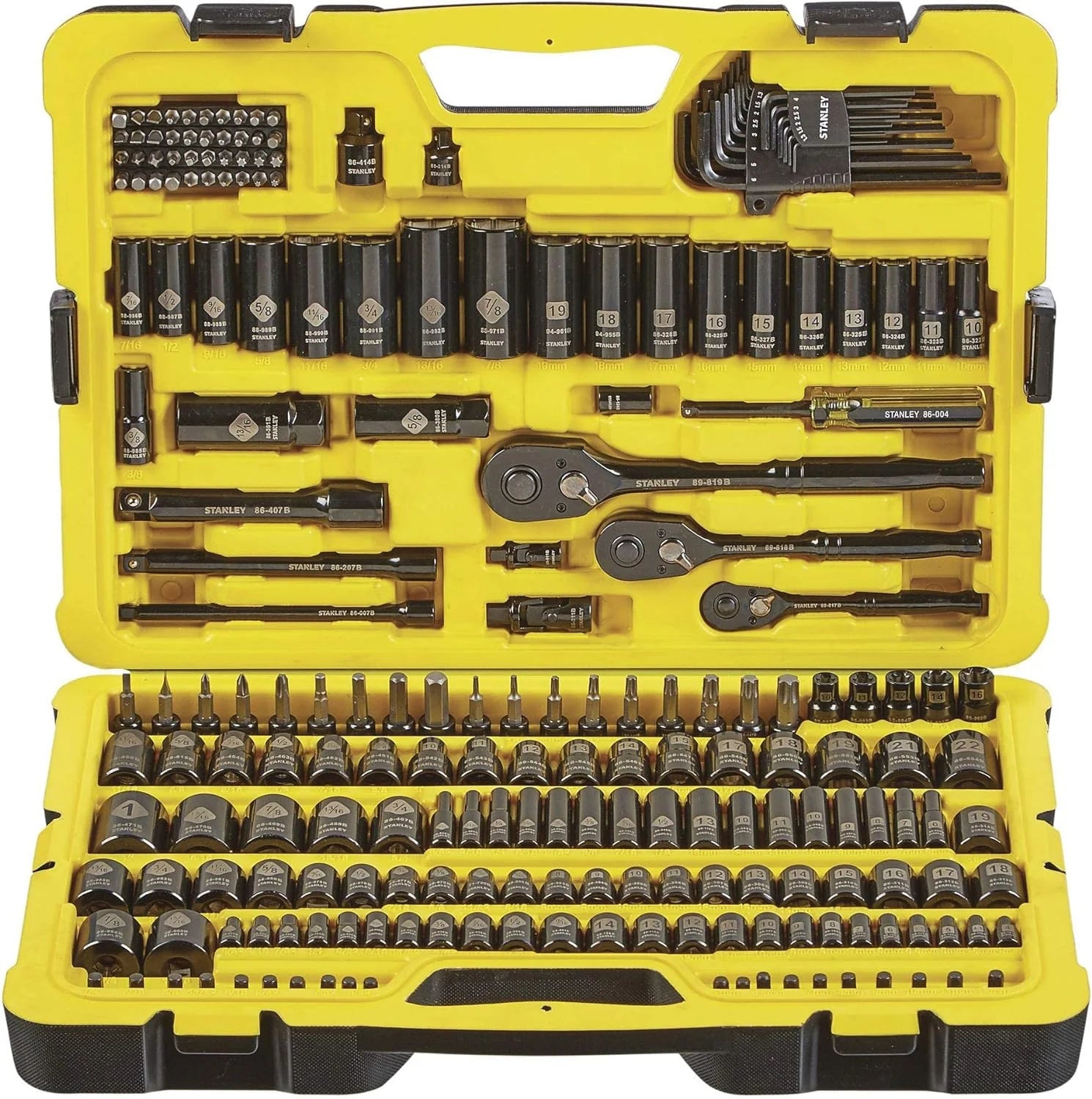 Professional Grade Black Chrome NEW Mechanics Tool Set (Socket Set-229 pieces)