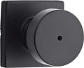 Kwikset Pismo Privacy Locking Door Knob, Interior Handle with Keyless Lock