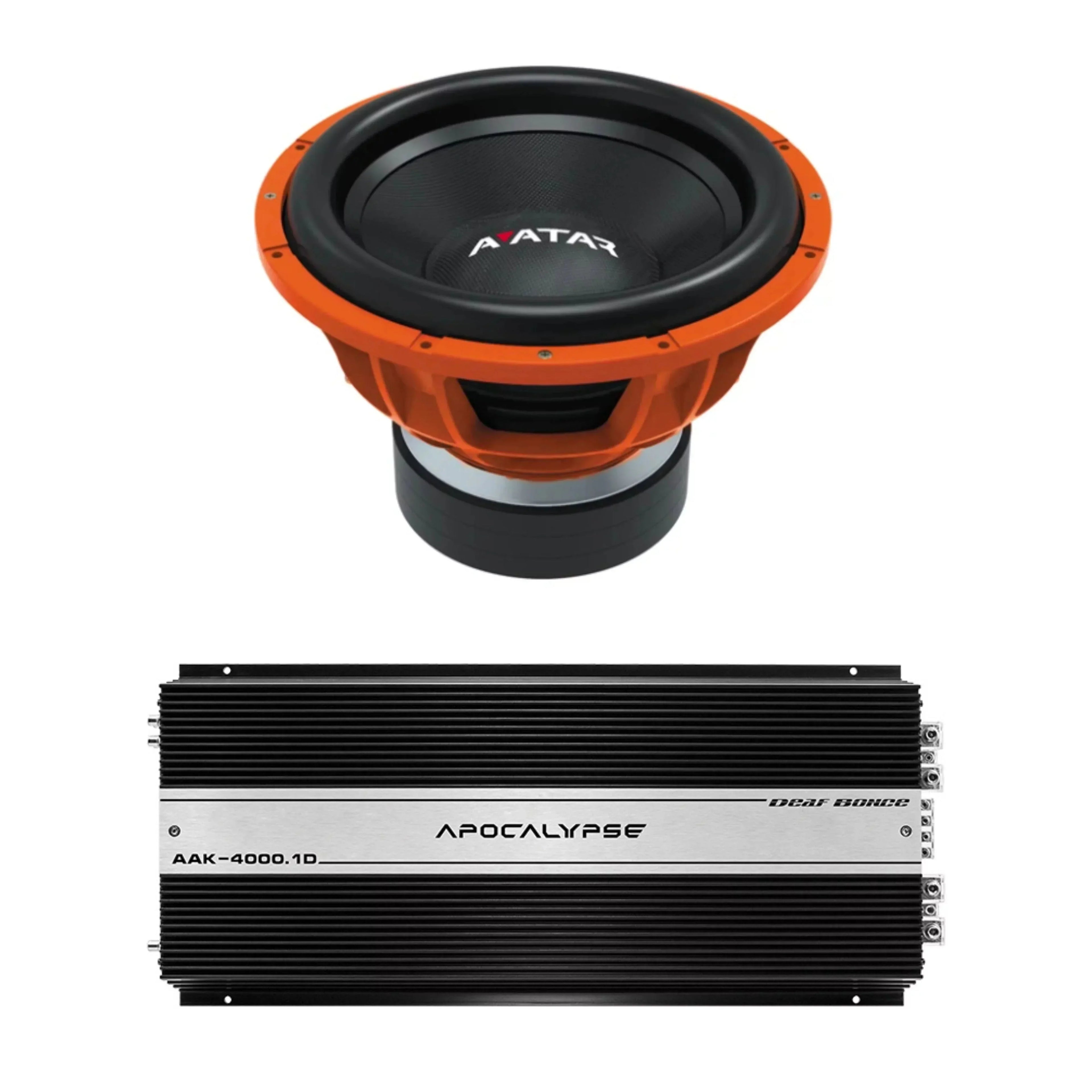 Car Audio 15 2Ohm Subwoofer STU-1546-D2&Monoblock Amp Package New