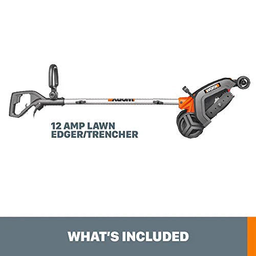 Worx Edger Lawn Tool, Electric Lawn Edger 12 Amp 7.5, Grass Edger & Trencher