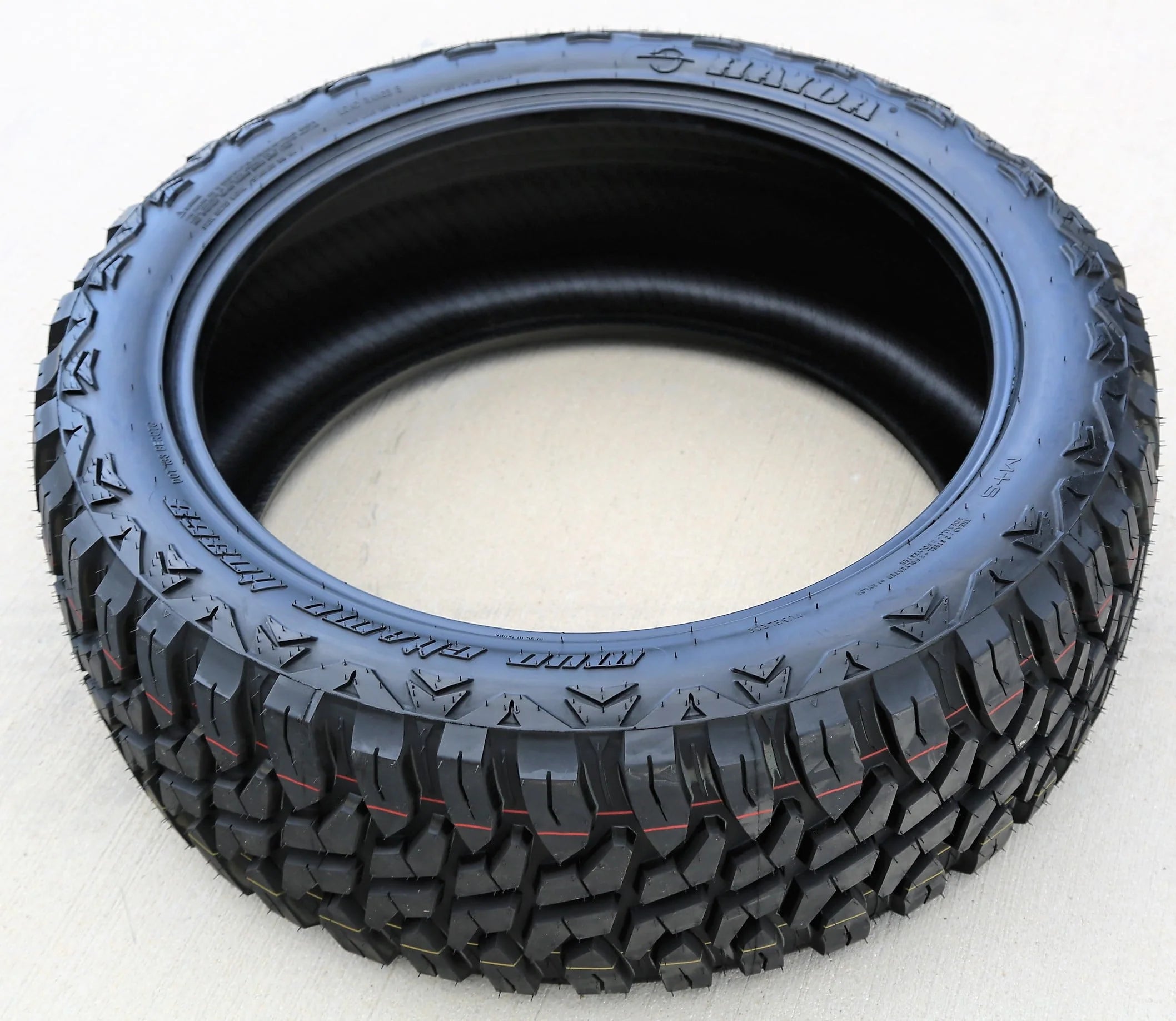 Set of 4 (four) 275/65R20 126/123Q E (10 ply) M/T mud tires