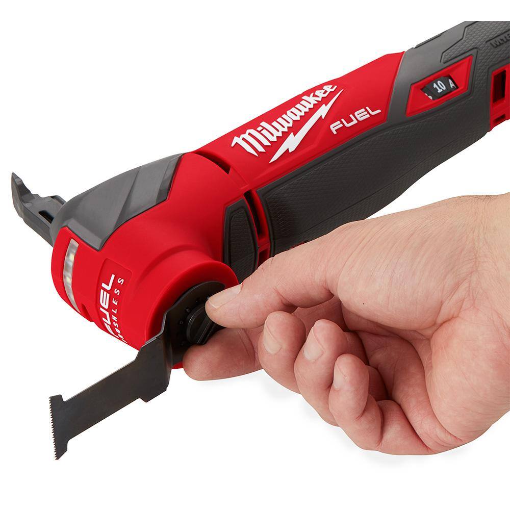 2836-21 M18 FUEL 18V Lithium-Ion Cordless Brushless Oscillating Multi-Tool Kit with one 5.0 Ah Battery, Charger and Tool Bag