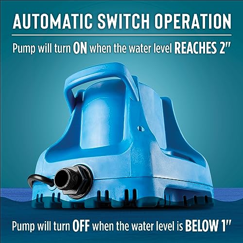 Little Giant APCP-1700 115-Volt, 1/3 HP, 1745 GPH, Automatic, Submersible, Swimming Pool Cover Pump