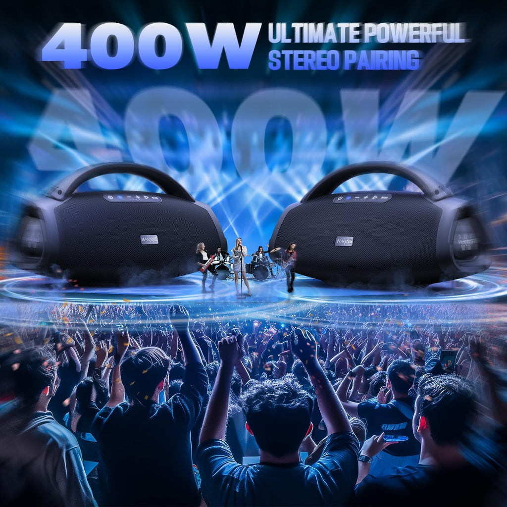 W-KING X20 Bluetooth Party Speaker, 330W, IPX7, 7.5 Subwoofer