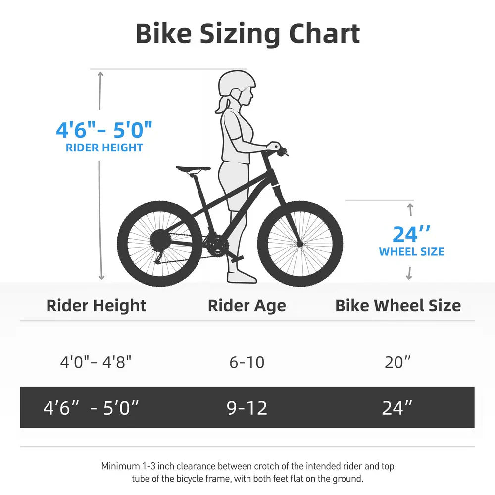 JOYSTAR Lubbock 20 24 Kids Mountain Bike Single Speed Bicycle