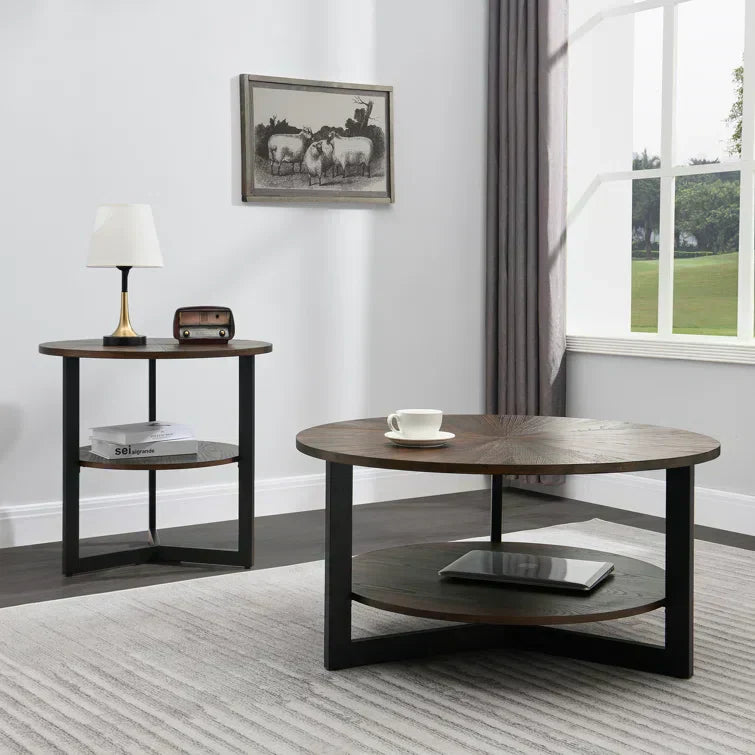 Frame Coffee Table with Storage