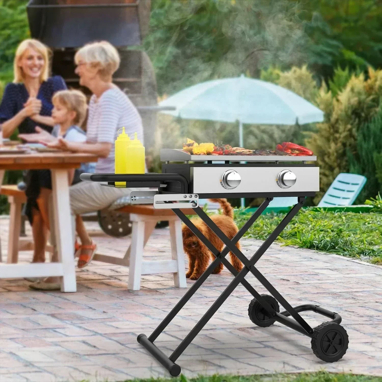 22/17 Grill - Heavy-Duty Foldable Cart