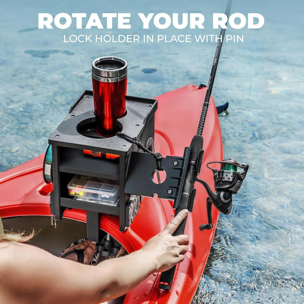 Boat Accessories for Fishing - Fits Gunnels Up to 2.5 Thick Regular