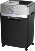 Heavy Duty Paper Shredder, 24-Sheet Cross-Cut Shredder, 40-Min Continuous Running Time, Commercial Grade Shredder for Office, 9-Gallon Big Basket, 55dB Super Quiet, P-4 High Security (S3105)