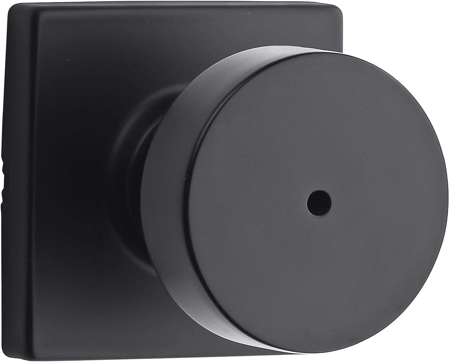 Kwikset Pismo Privacy Locking Door Knob, Interior Handle with Keyless Lock