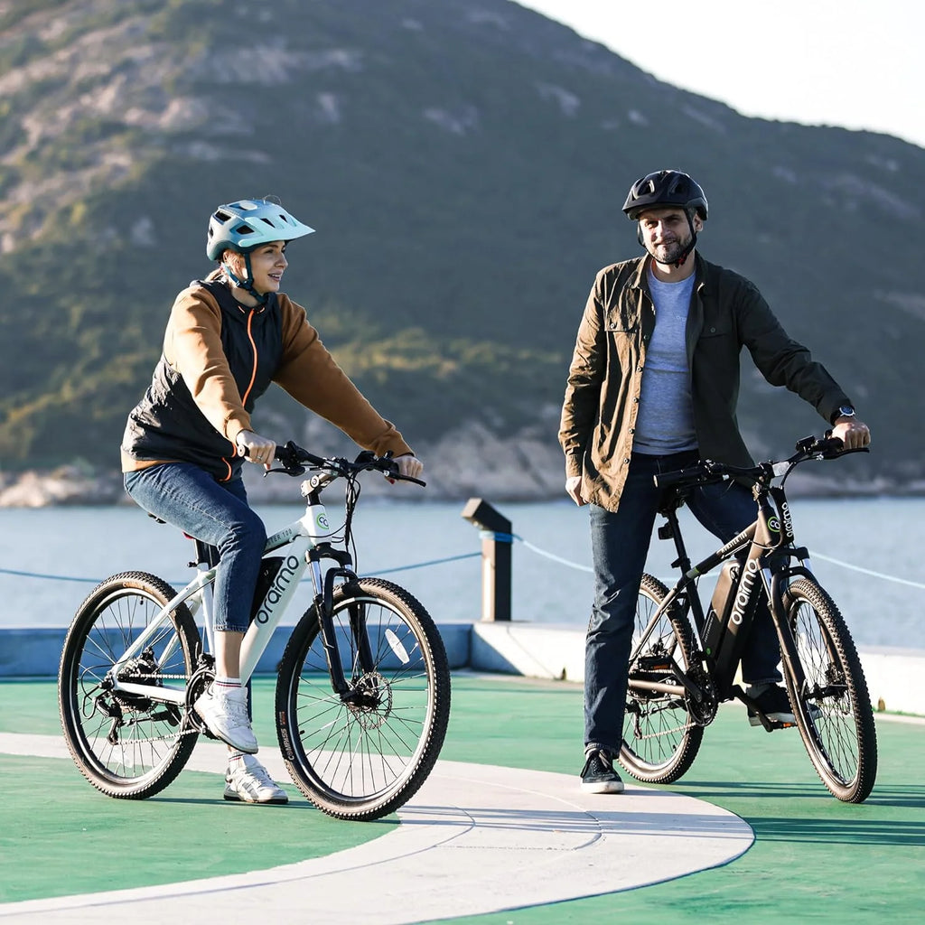 Adult Electric Bike, 350W BAFANG Motor (500W Peak), 4A 3H Fast Charging, 468Wh Li-Ion Battery, 21 Speed Gears, Air Saddle, 45 Miles 20 MPH 26 Mountain Bike Electric Bike, ANSI/CAN/UL2849 Compliant