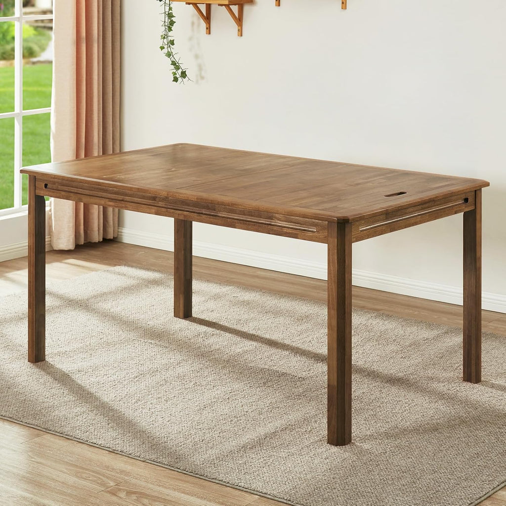 Board Game Table with Removable Top, Seats 4–6, 57x33 Play Area