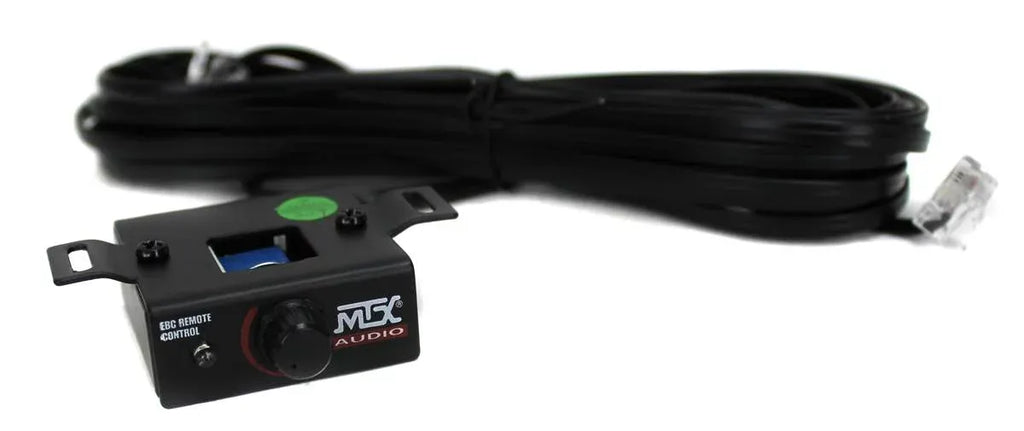 MTX 12 Dual Loaded Car Subwoofer w/Sub Box, Amplifier, & QPower Wiring Kit