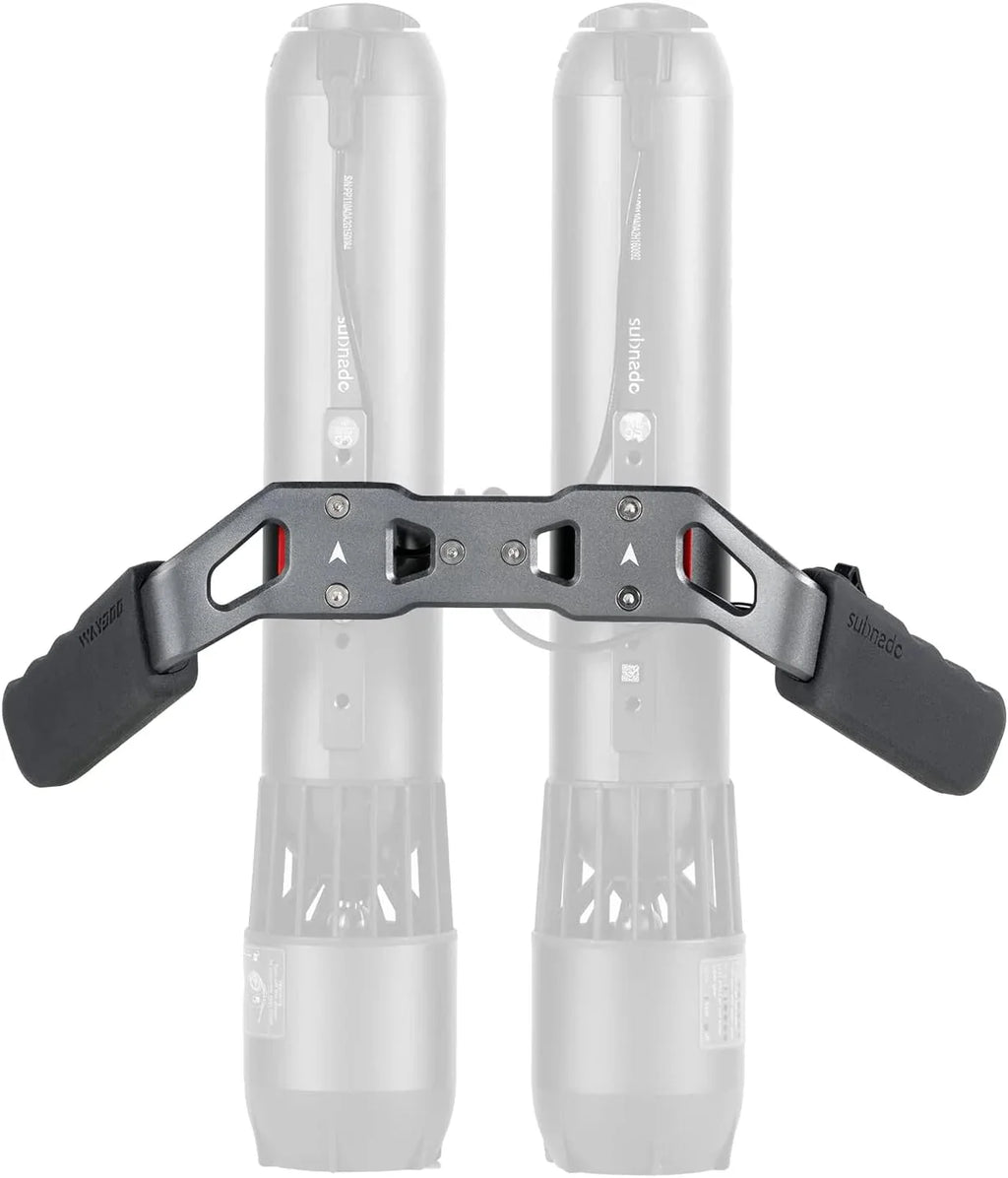 Subnado Twin Engine Handle Bracket+ Subnado Underwater Scooter 2 Packs with 2 handgrips, 2 Arm Mount Kits, 2 Accessories Mount Rings