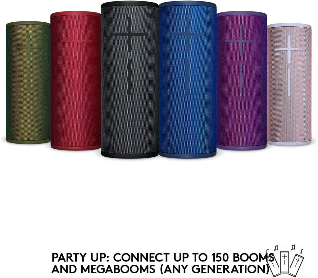 Portable Wireless Bluetooth Speaker, Heavy Bass, 360° Sound, IP67 Waterproof, 17 Hour Battery - Carbon Black