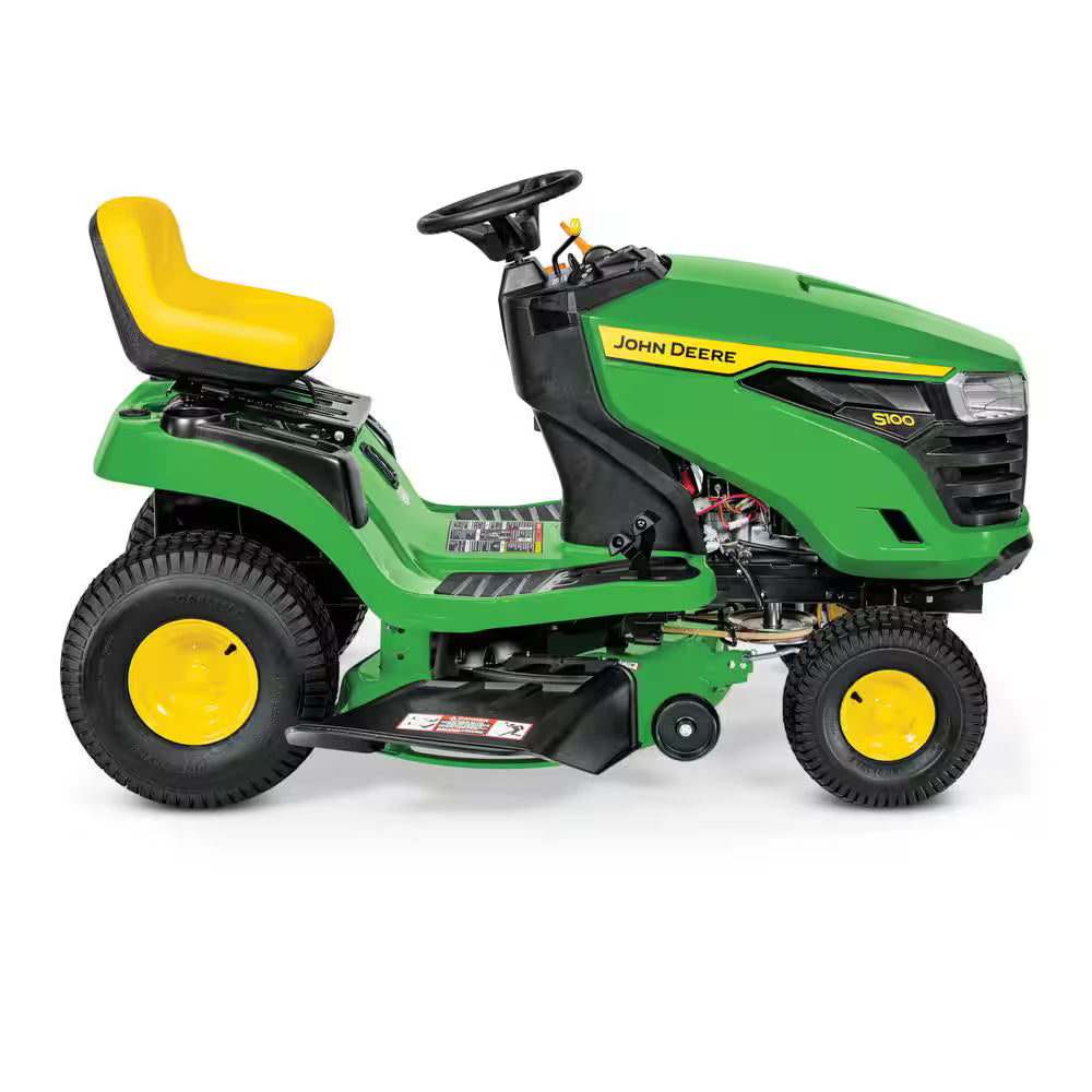John Deere S100 42 in Riding Lawn Mower – 17.5 HP Gas Hydrostatic Drive