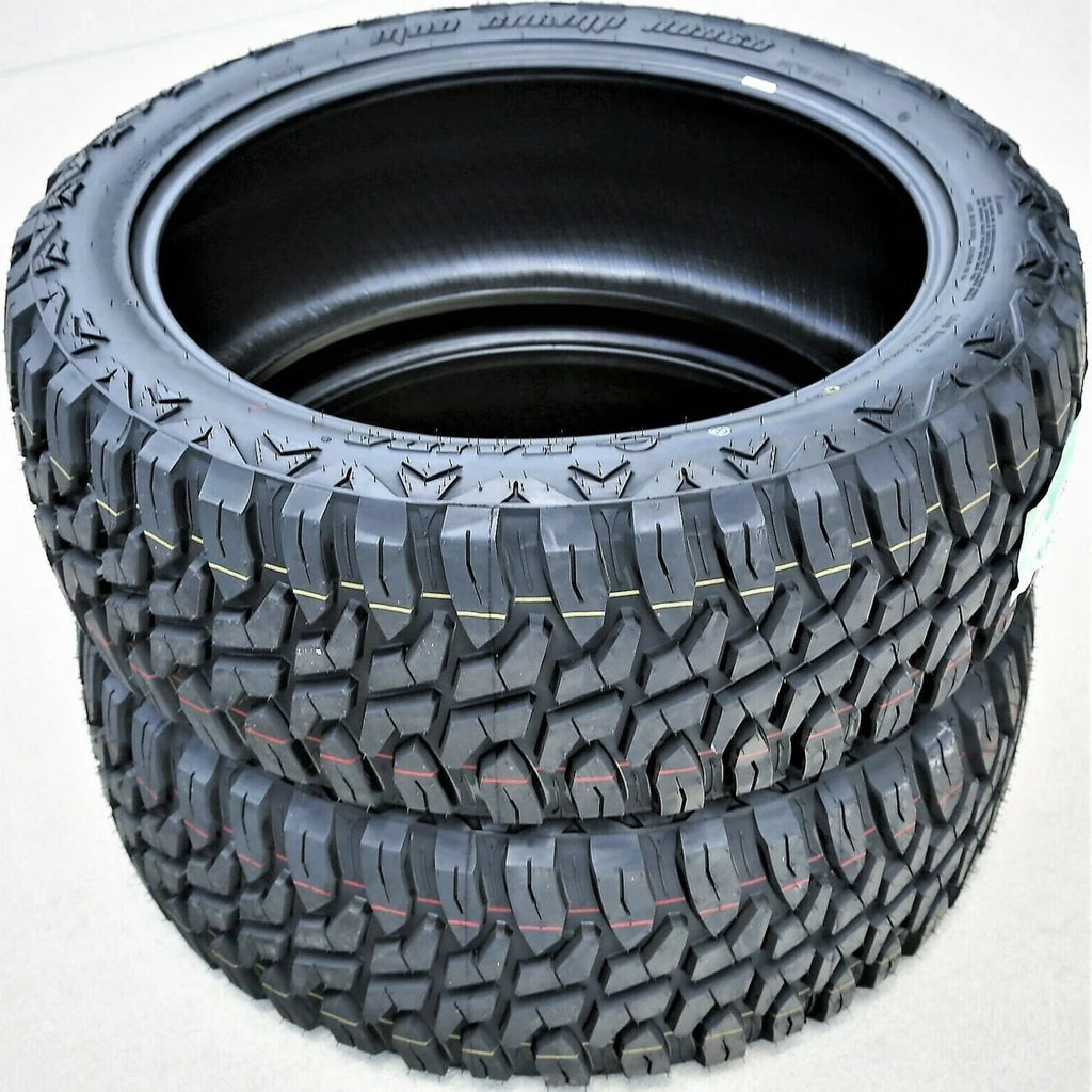 Set of 4 (four) 275/65R20 126/123Q E (10 ply) M/T mud tires