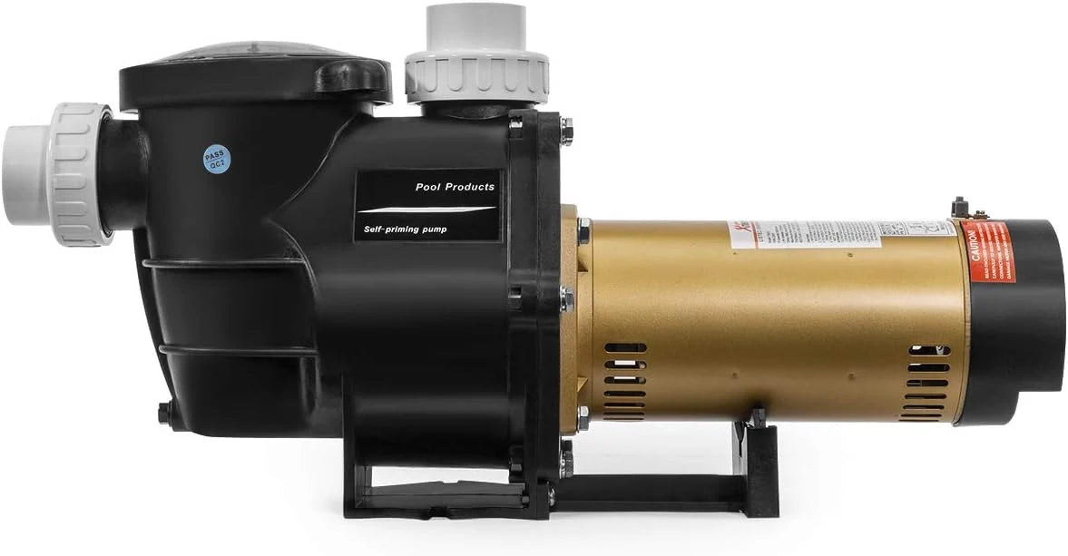 XtremepowerUS 2HP In-Ground Swimming Pool Pump Variable Speed 2 Inlet 230V High Flo w/ Slip-On Fitting