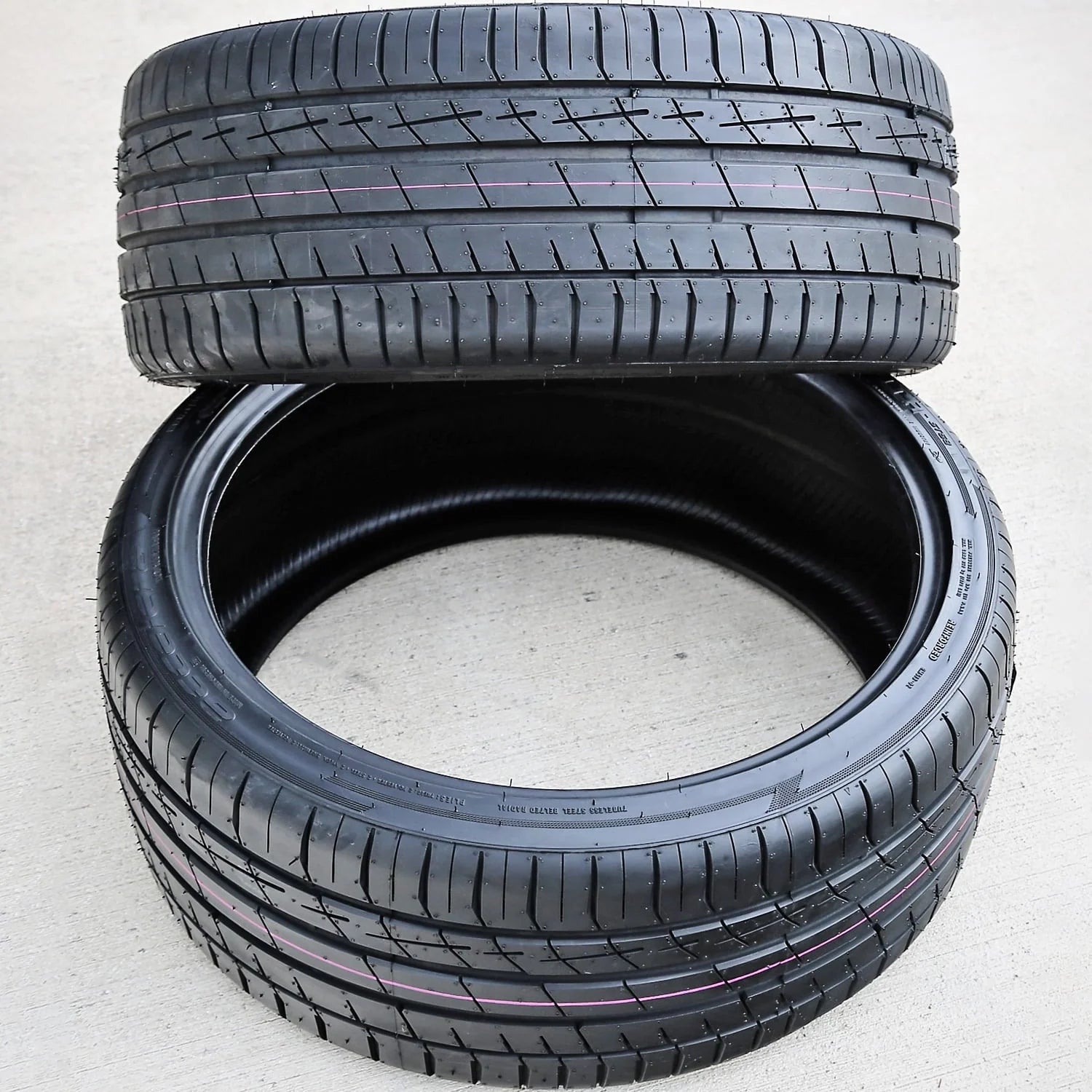 A pair of 2(2) 265/40ZR20 265/40R20 104Y XL AS A/S performance tires