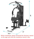 Home Gym SCM-1148L 148LB Multifunctional Full Body Home Gym Equipment for Home Workout