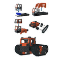 Robot Car Web Control Tank Model Tractor Crawler Balance Car 3D Printing Mount Truck for Arduino Robot ESP32 Wifi Scout Tank