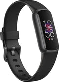 Fitness and Wellness-Tracker with Stress Management, Sleep-Tracking and 24/7 Heart Rate, One Size S L Bands Included, Lunar White/Soft Gold Stainless Steel, 1 Count