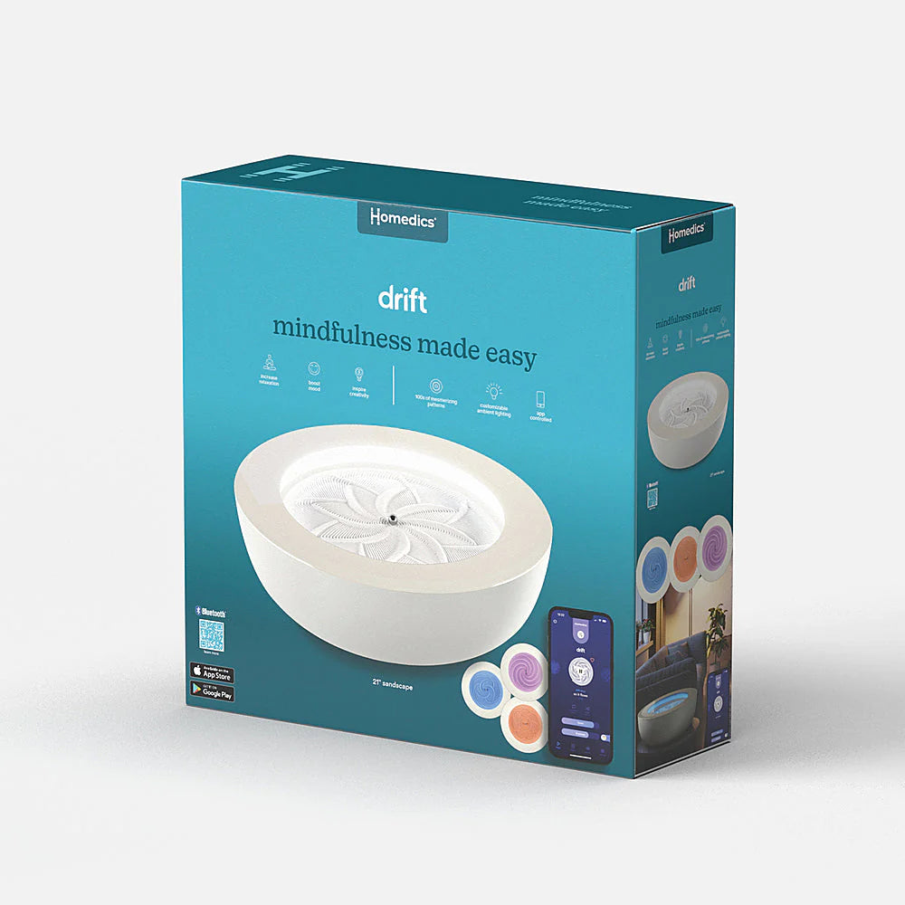 Homedics – drift Meditation Sand Table 21” – Cream