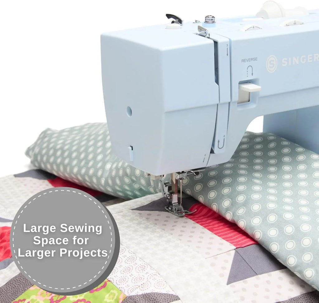 SINGER Heavy Duty 4423 High Speed Sewing Machine with Accessory Kit | Strong Motor With Enhanced Piercing Power, 97 Stitch Applications, Full Metal frame, 1-step Buttonhole & LED Light