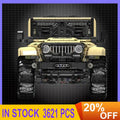 Technical Car Toys The Motorized Wrangler SUV Car Model Building Block Brick Kids Christmas Gift