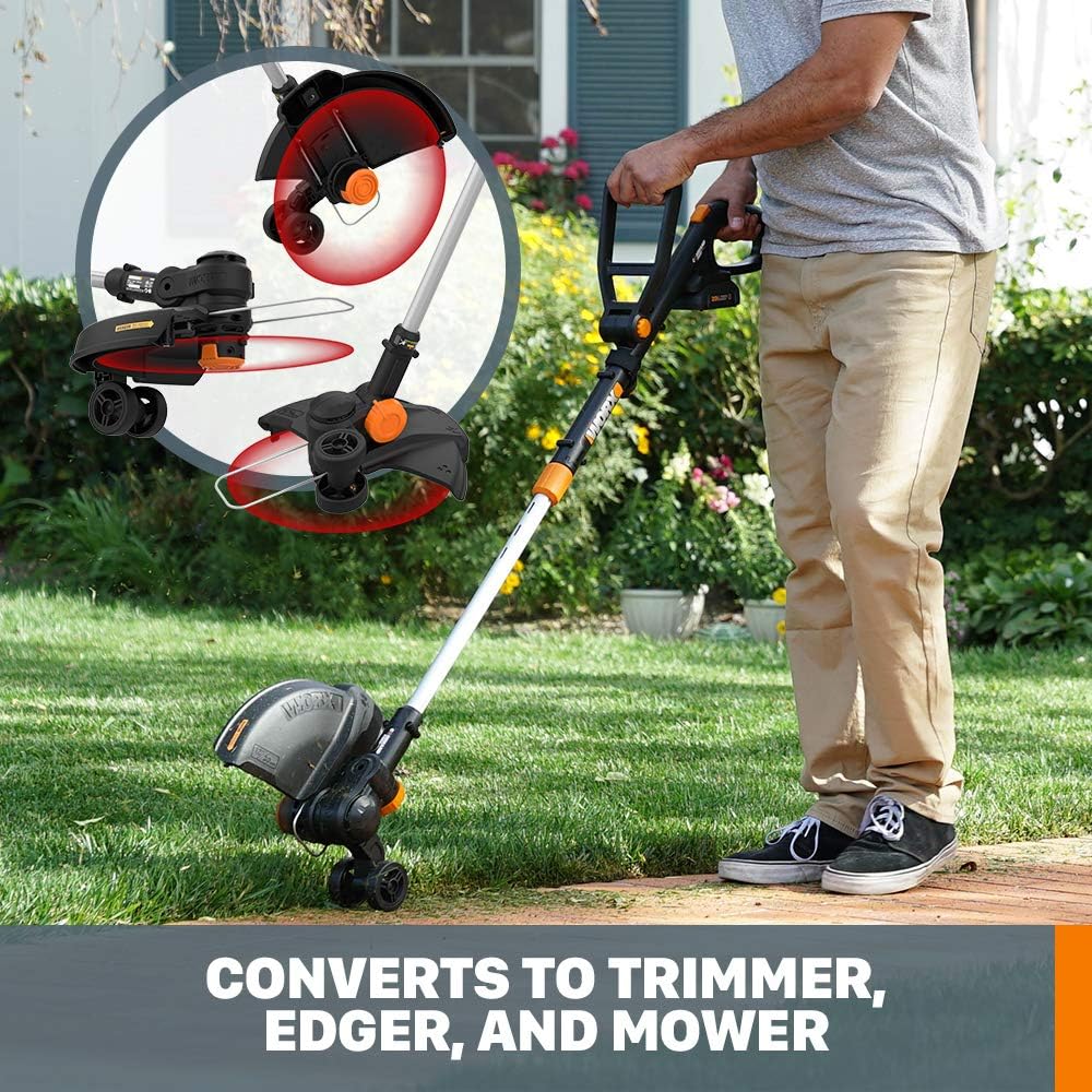 20V GT Revolution 12 4.0Ah Cordless String Trimmer & Turbine Leaf Blower Power Share Combo Kit - WG930.3 (Batteries & Charger Included)
