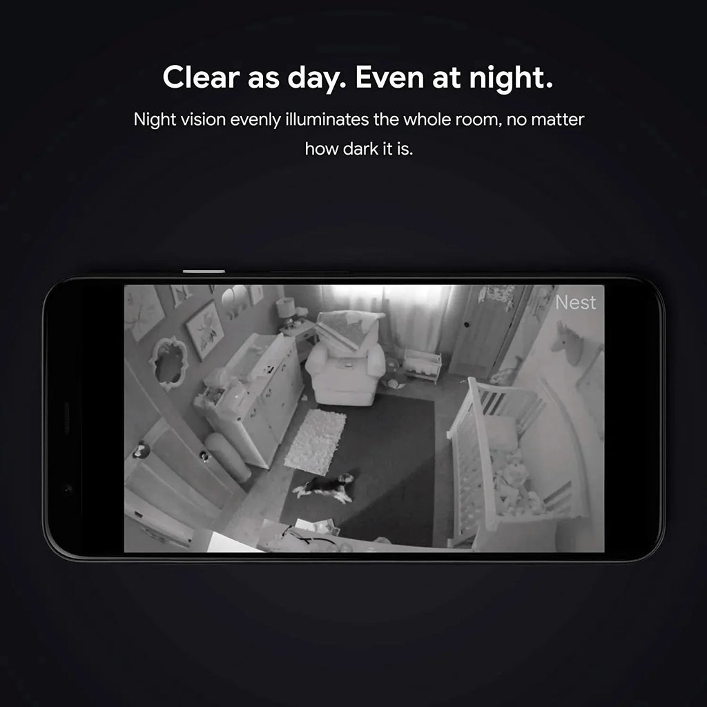 Google Nest Cam Indoor Wired Indoor Camera, For Home Security