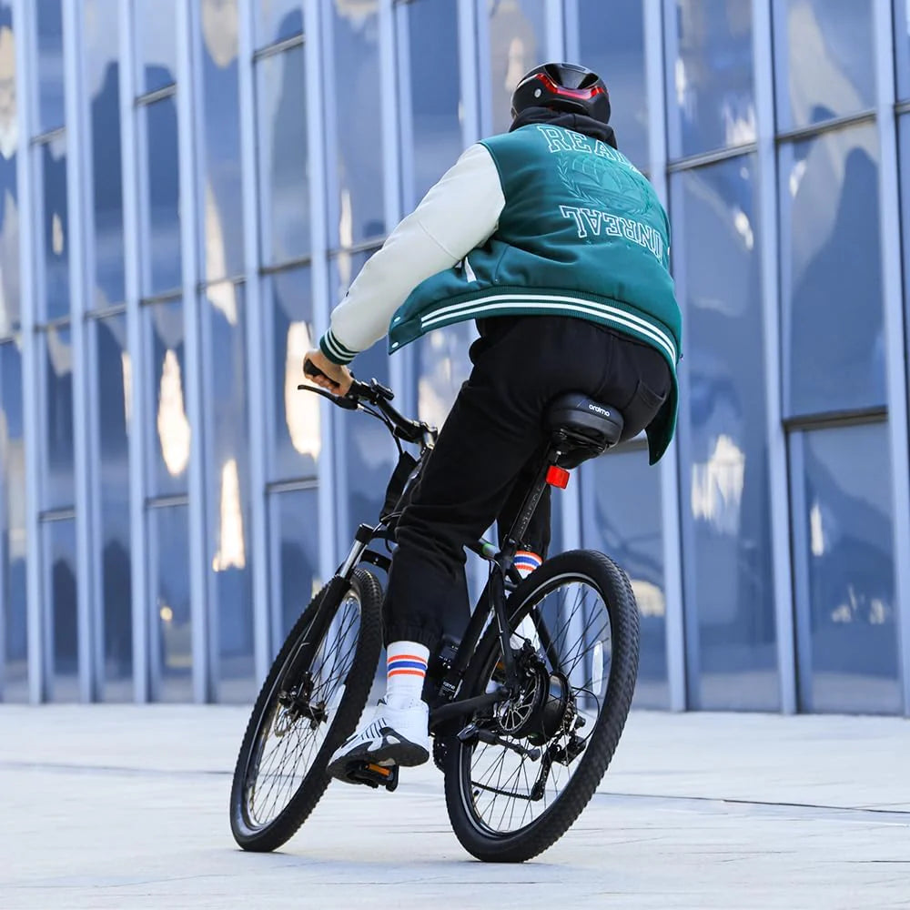 Adult Electric Bike, 350W BAFANG Motor (500W Peak), 4A 3H Fast Charging, 468Wh Li-Ion Battery, 21 Speed Gears, Air Saddle, 45 Miles 20 MPH 26 Mountain Bike Electric Bike, ANSI/CAN/UL2849 Compliant