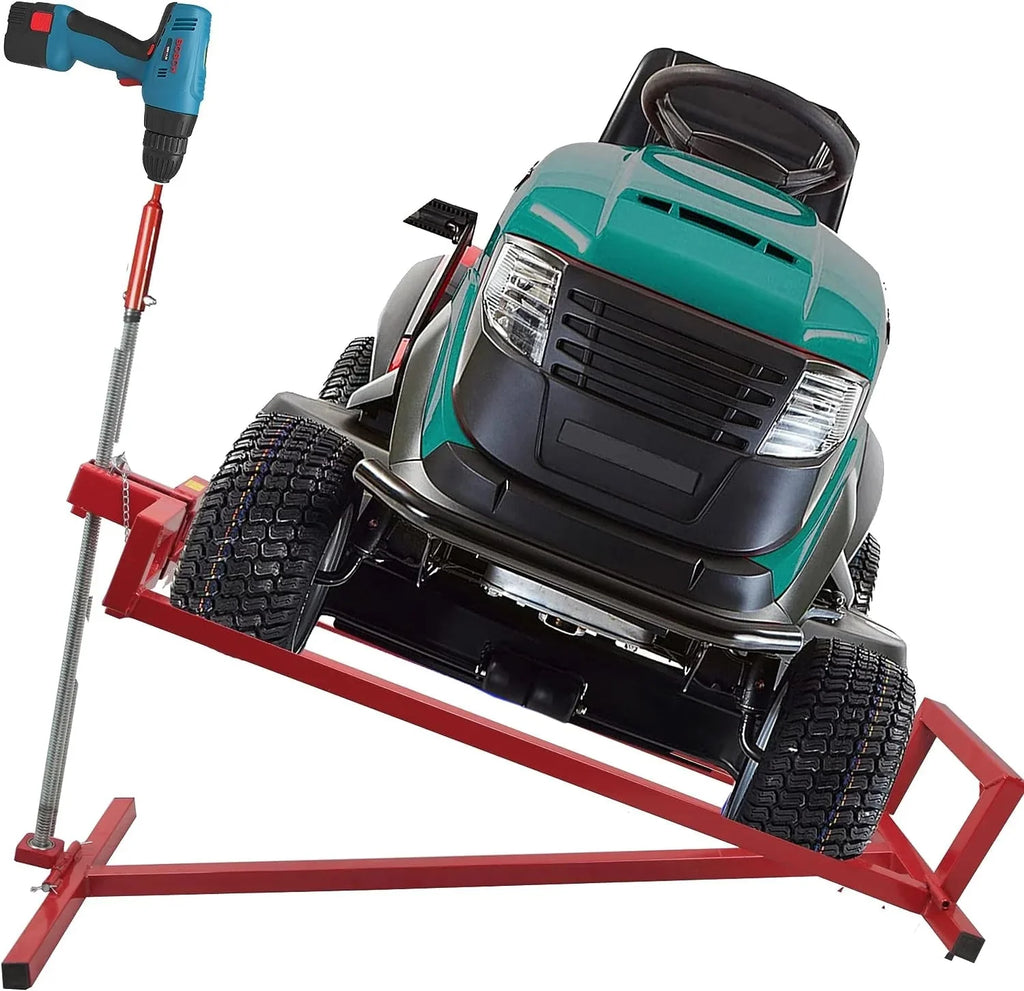 Lawn Mower Lift Jack -Lifting Platform 882 Lbs Capacity for Garden Tractors and Lawn Mowers