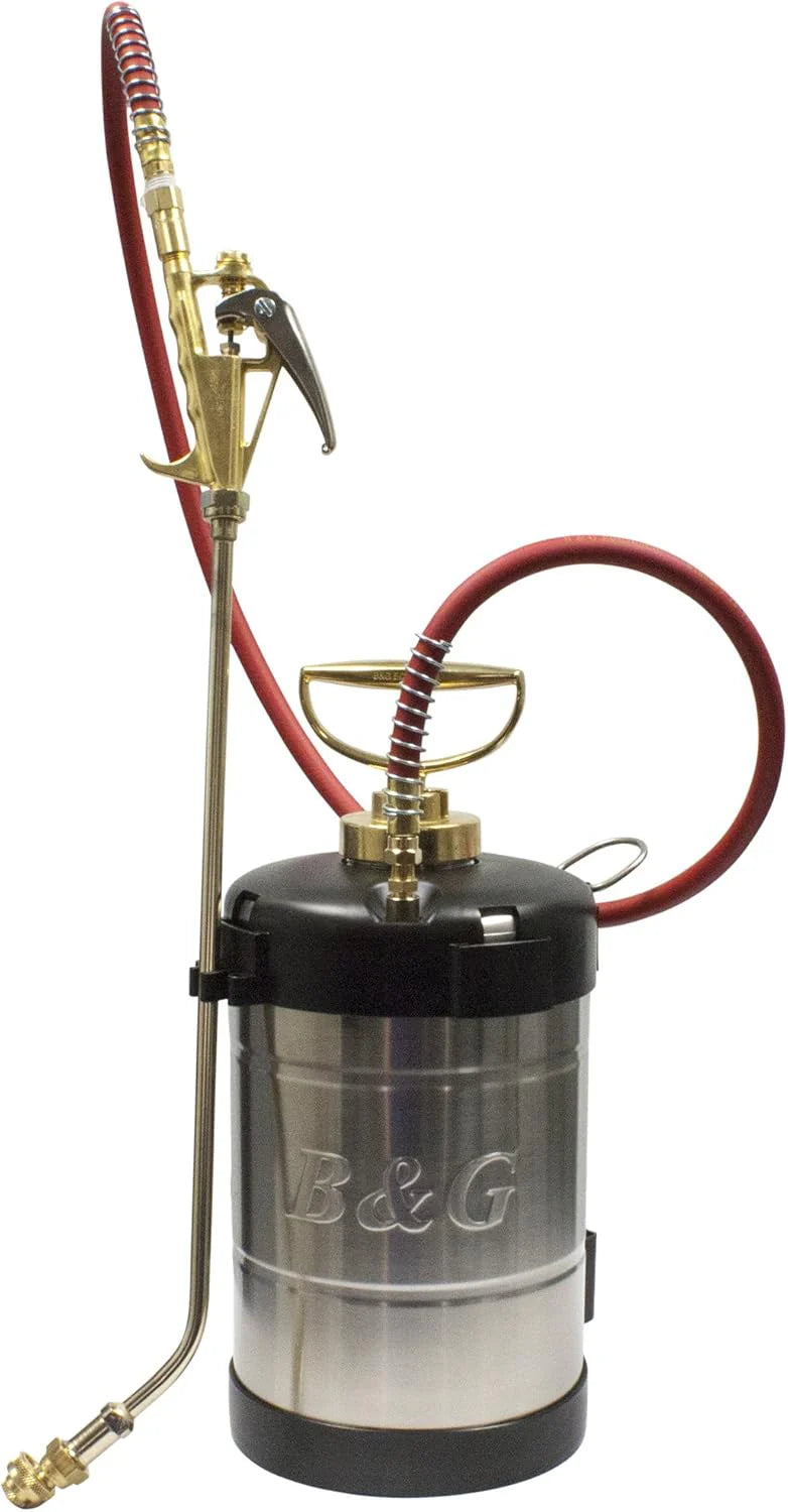 B&G 1 Gal Stainless Steel Sprayer with 18 Multeejet Tip
