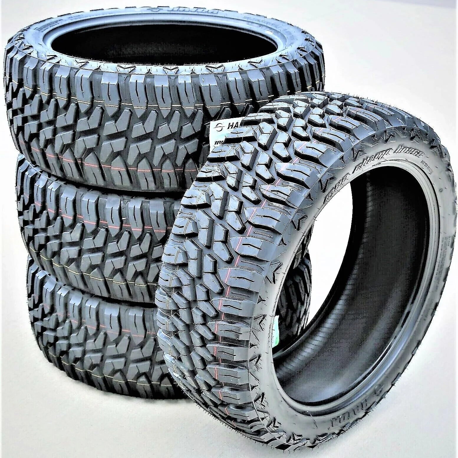 Set of 4 (four) 275/65R20 126/123Q E (10 ply) M/T mud tires