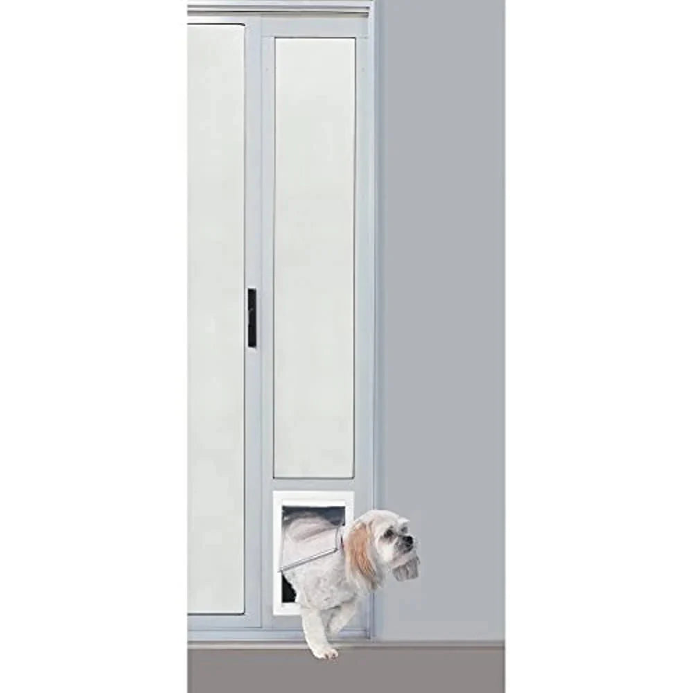 Ideal Pet Glass Pet Door, Aluminum, 77.6 in. H X 11.5 in. W