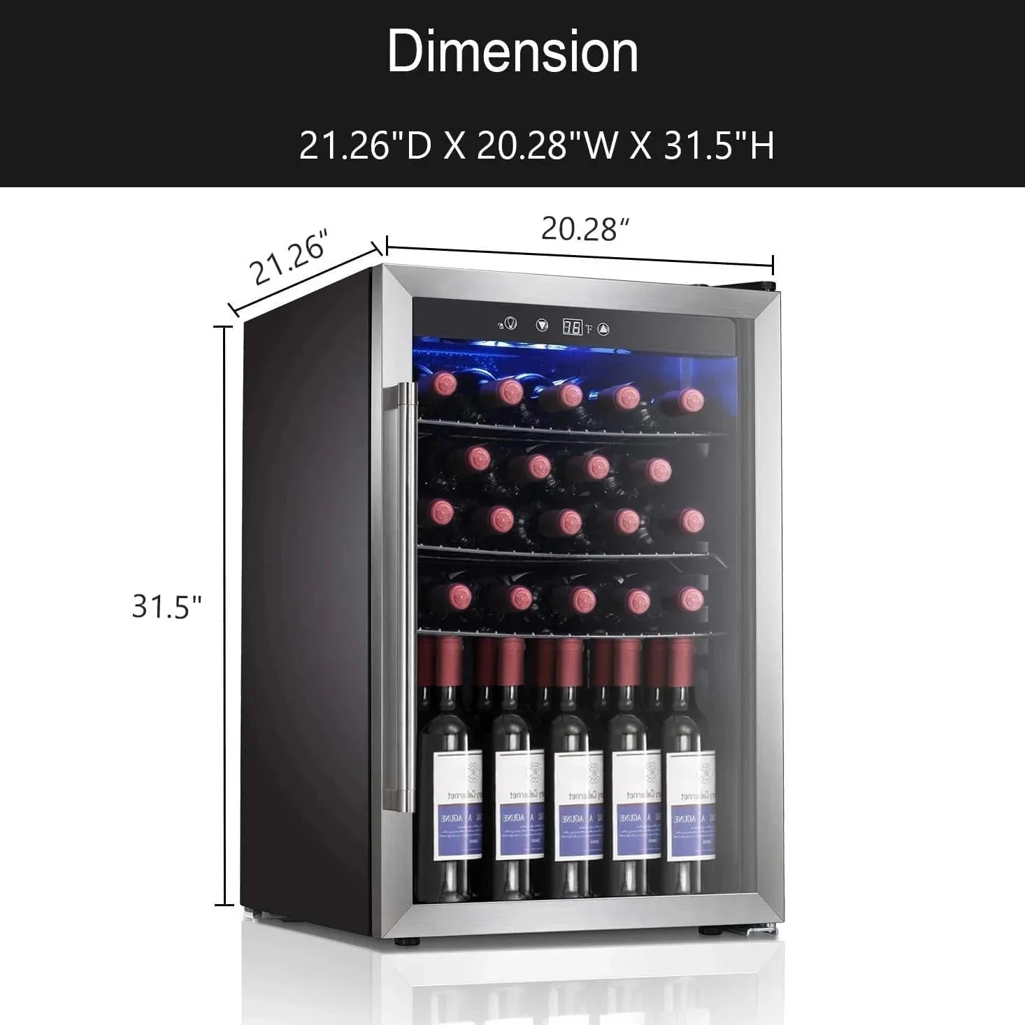 Wine Cooler/Cabinet Refrigerator Fridge