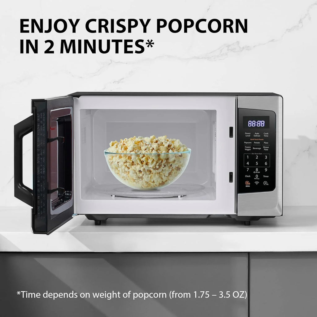 TOSHIBA 4-in-1 ML-EC42P(SS) Countertop Microwave Oven, Smart Sensor, Convection, Air Fryer Combo, Mute Function, Position Memory 13.6 Turntable, 1.5 Cu Ft, 1000W, Silver