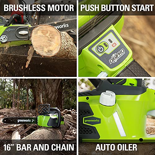 40V 16 Brushless Cordless Chain Saw