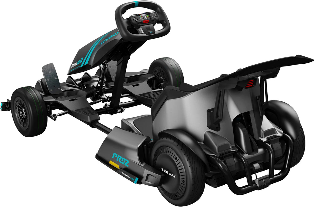 Segway – Go Kart Pro 2 w/15.5 mi Max Operating Range & 26.7 mph Max Speed – Gray
