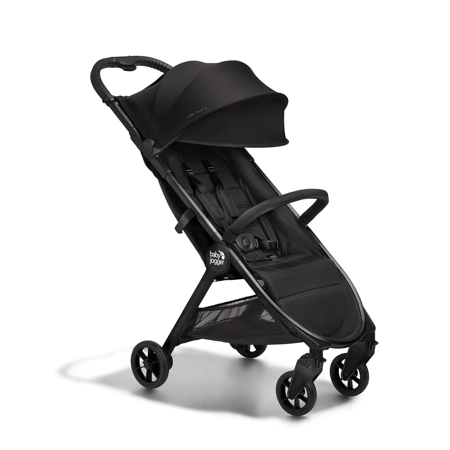 City Tour 2 Ultra-Compact Travel Stroller, Jet, Lightweight, Foldable, Ideal for Traveling
