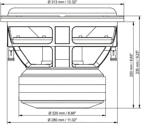 Deaf Bonce Car Audio 12 2Ohm Avatar Subwoofer STU-1246D2&Monoblock Amp Package