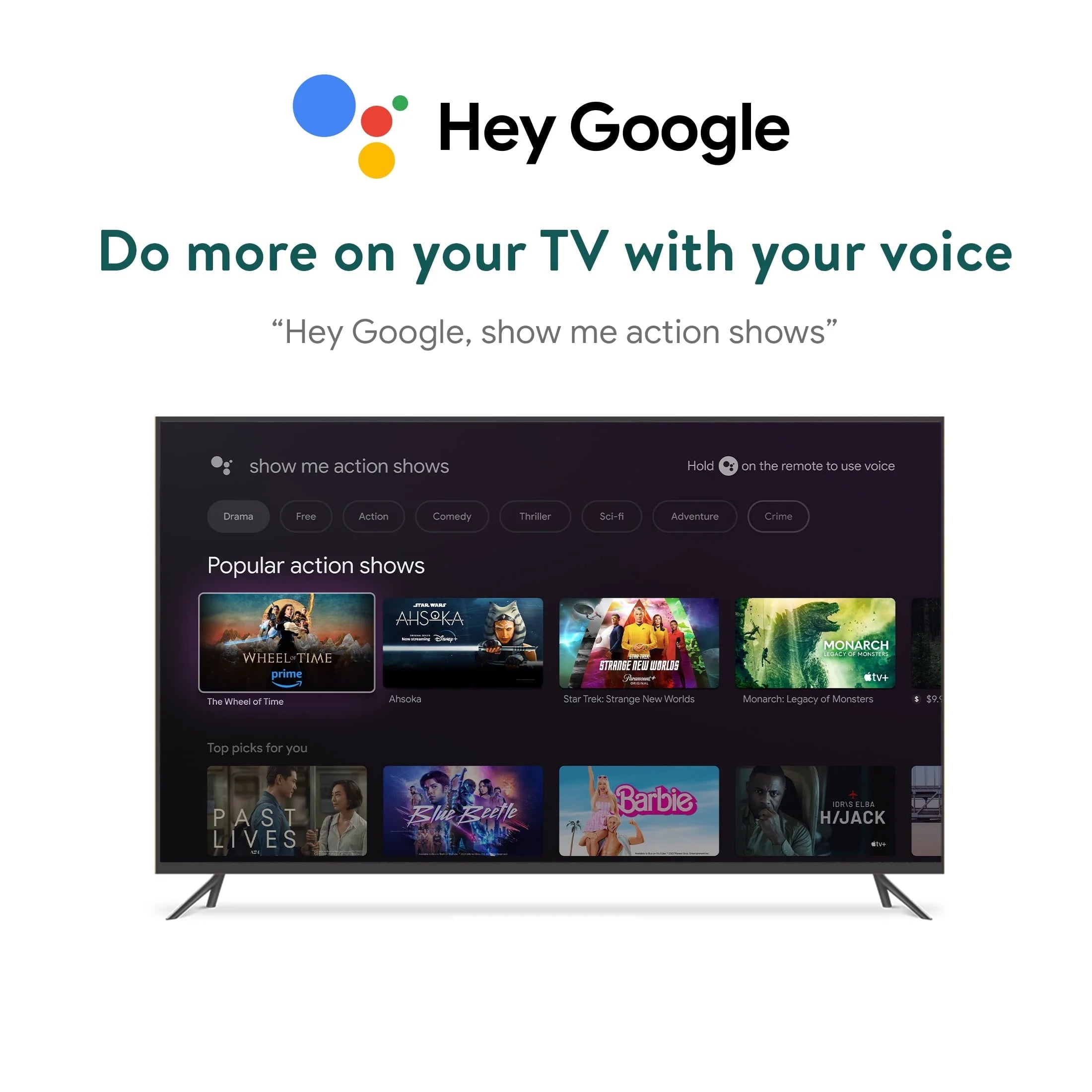 Onn. 4K Pro Streaming Device with Google TV, 4K UHD, Dolby Vision & Atmos, Hands Free Voice Control, Wi Fi 6, Smart Hub