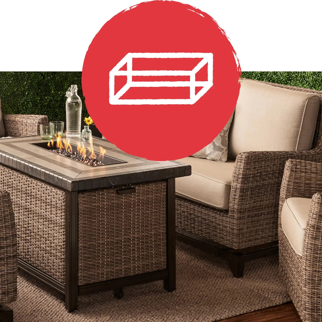 Agio 5-piece Fire Outdoor Seating Set
