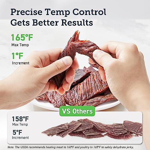 COSORI Food Dehydrator for Jerky, Large Drying Space with 6.48ft, 600W Dehydrated Dryer