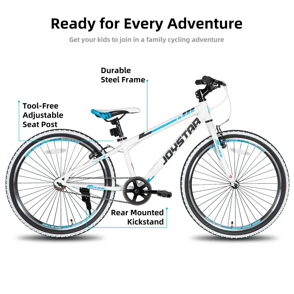 JOYSTAR Lubbock 20 24 Kids Mountain Bike Single Speed Bicycle