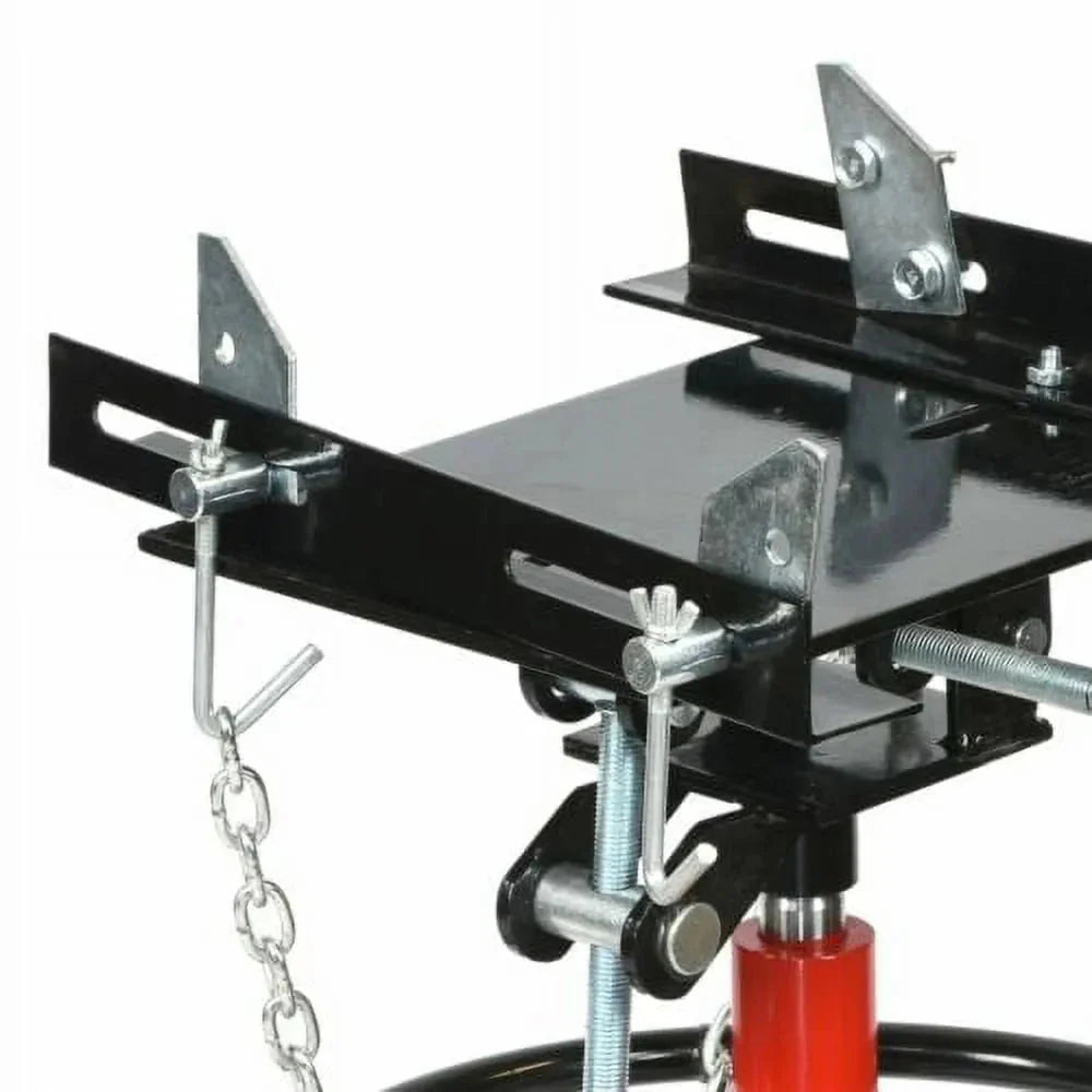 Hydraulic Car Transmission Jack Vertical Lift,1660 Pounds,360Rotating Wheel Lift,Red