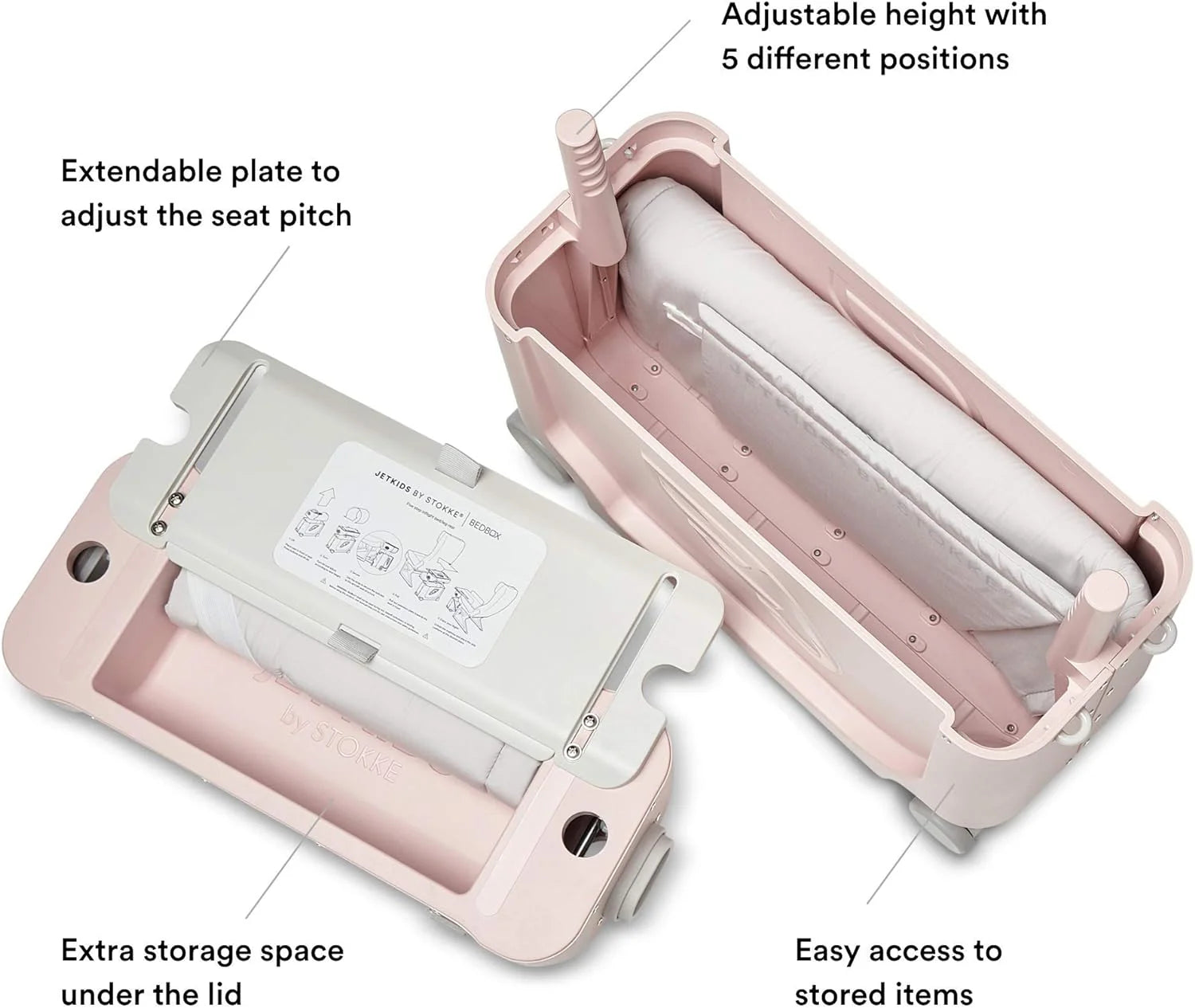 Kids' ride-on luggage and in-flight beds - Help your kids relax and sleep on the plane - Approved by multiple airlines - Best for ages 3 - 7